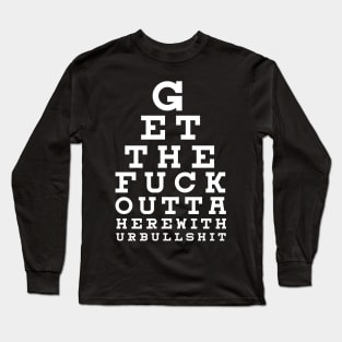 Eye Sight Test Long Sleeve T-Shirt